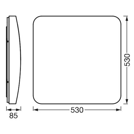 Ledvance - LED Stmievateľné stropné svietidlo SMART+ CLEAM LED/42W/230V 300-6500K Wi-Fi