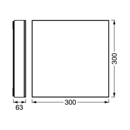 Ledvance - LED Stmievateľné stropné svietidlo SMART+ FRAMELESS LED/21W/230V 3000-6500K Wi-Fi