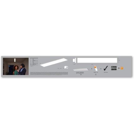 Ledvance - LED Stmievateľné  svietidlo SMART+ FRAMELESS LED/27W/230V 3000K-6500K Wi-Fi