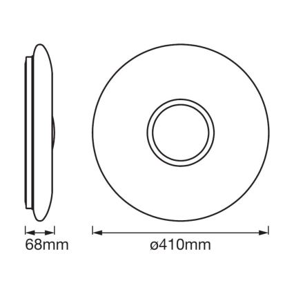 Ledvance - LED Stmievateľné svietidlo SMART+ KITE LED/24W/230V 3000K-6500K Wi-Fi