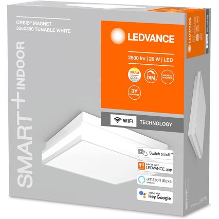 Ledvance - LED Stmievateľné stropné svietidlo SMART+ MAGNET LED/26W/230V 3000-6500K Wi-Fi