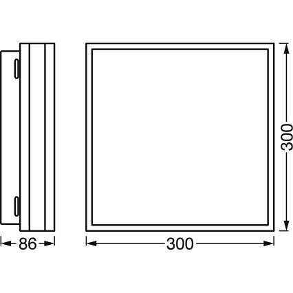 Ledvance - LED Stmievateľné stropné svietidlo SMART+ MAGNET LED/26W/230V 3000-6500K Wi-Fi