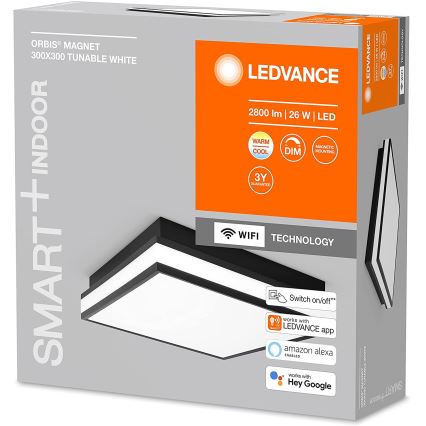 Ledvance - LED Stmievateľné stropné svietidlo SMART+ MAGNET LED/26W/230V 3000-6500K Wi-Fi