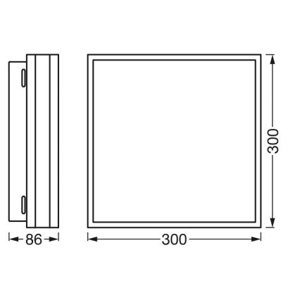 Ledvance - LED Stmievateľné stropné svietidlo SMART+ MAGNET LED/26W/230V 3000-6500K Wi-Fi