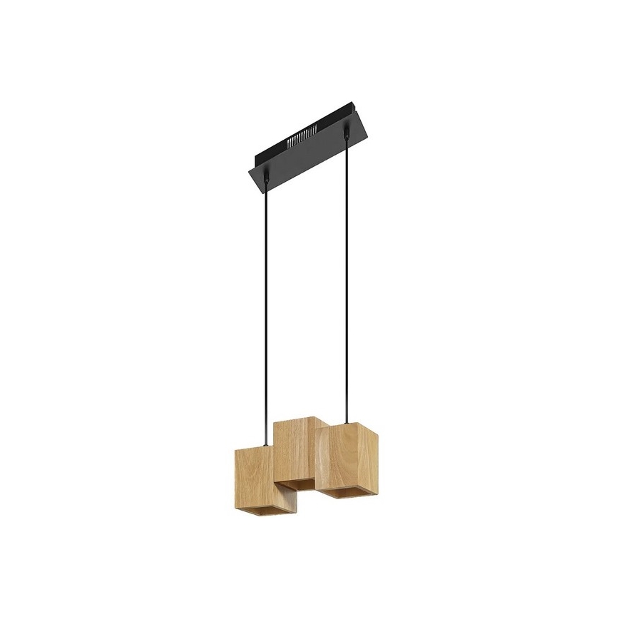 Ledvance - LED Stmievateľný luster na lanku DECOR WOOD 3xLED/7W/230V Wi-Fi