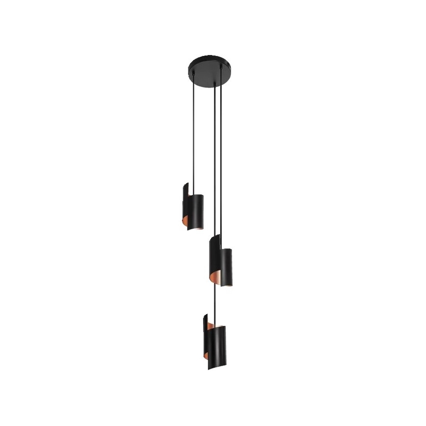 Ledvance - LED Stmievateľný luster na lanku SMART+ DECOR 3xLED/8W/230V čierna Wi-Fi