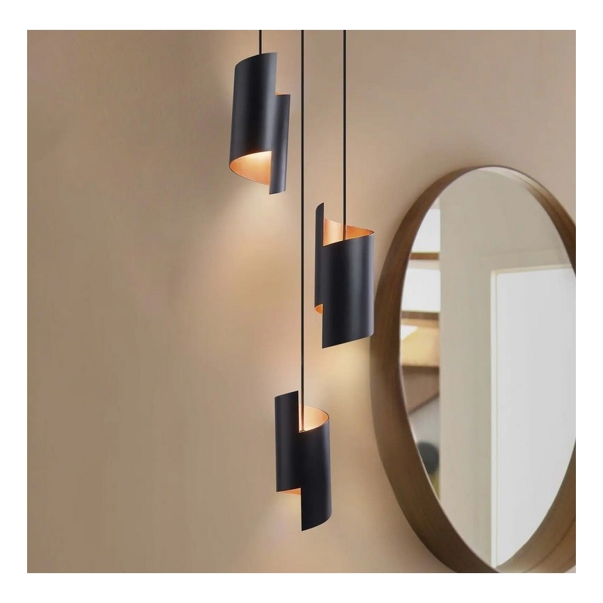 Ledvance - LED Stmievateľný luster na lanku SMART+ DECOR 3xLED/8W/230V čierna Wi-Fi