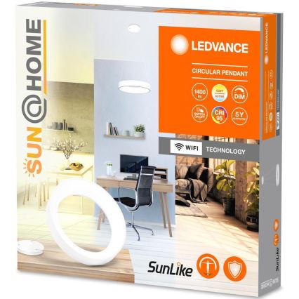 Ledvance - LED Stmievateľný luster na lanku SUN@HOME CIRCULAR LED/18,5W/230V Wi-Fi