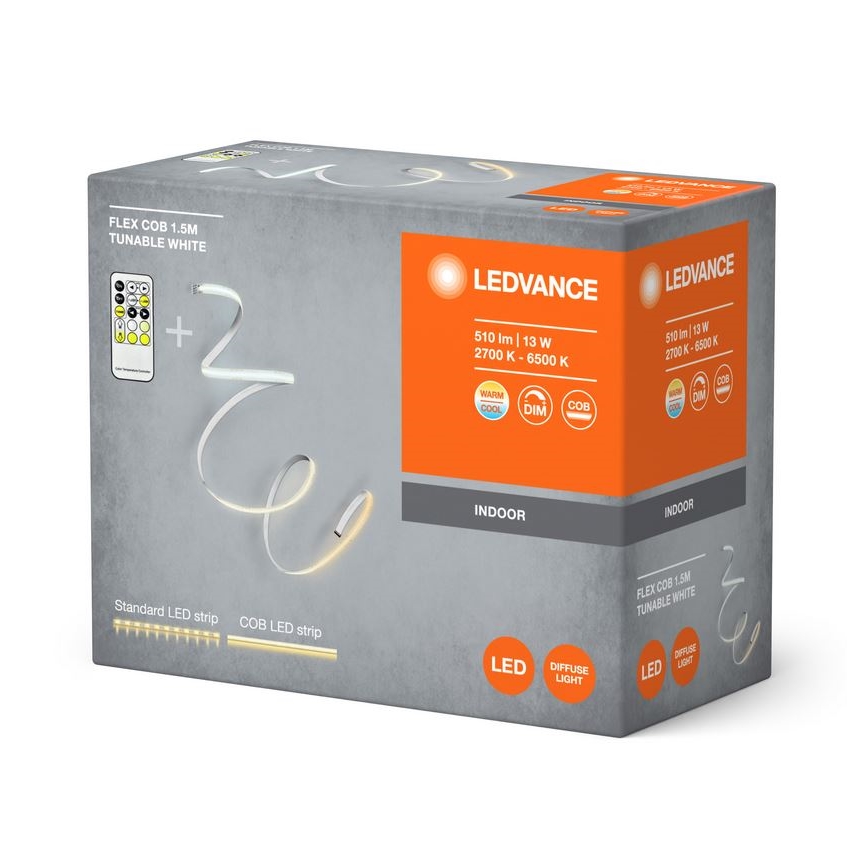 Ledvance - LED Stmievateľný pásik FLEX COB 1,5m LED/13W/230V 2700-6500K + diaľkové ovládanie