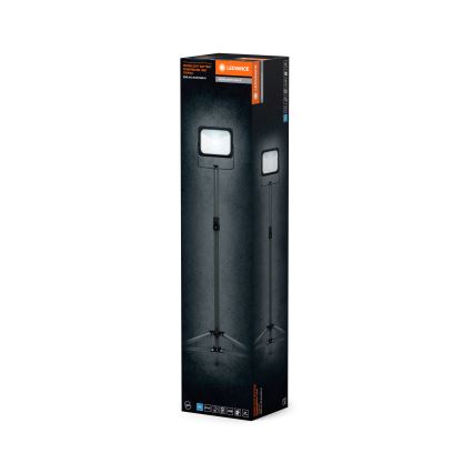 Ledvance - LED Stmievateľný reflektor s držiakom WORKLIGHT TRIPOD LED/20W/3,7V 1500 mAh IP54