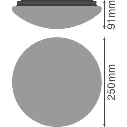 Ledvance - LED Stropné svietidlo ESSENTIAL LED/13W/230V 4000K