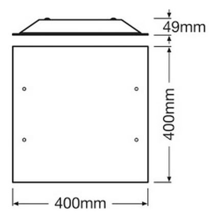 Ledvance - LED Stropné svietidlo LUNIVE LED/24W/230V