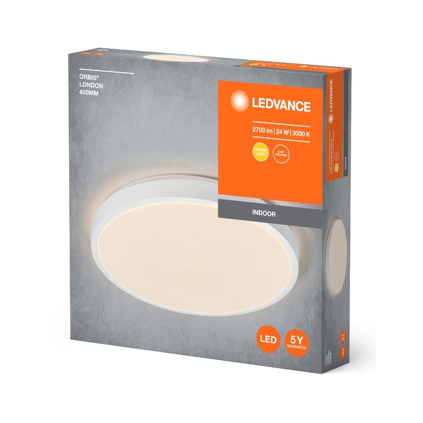 Ledvance - LED Stropné svietidlo ORBIS LONDON LED/24W/230V biela