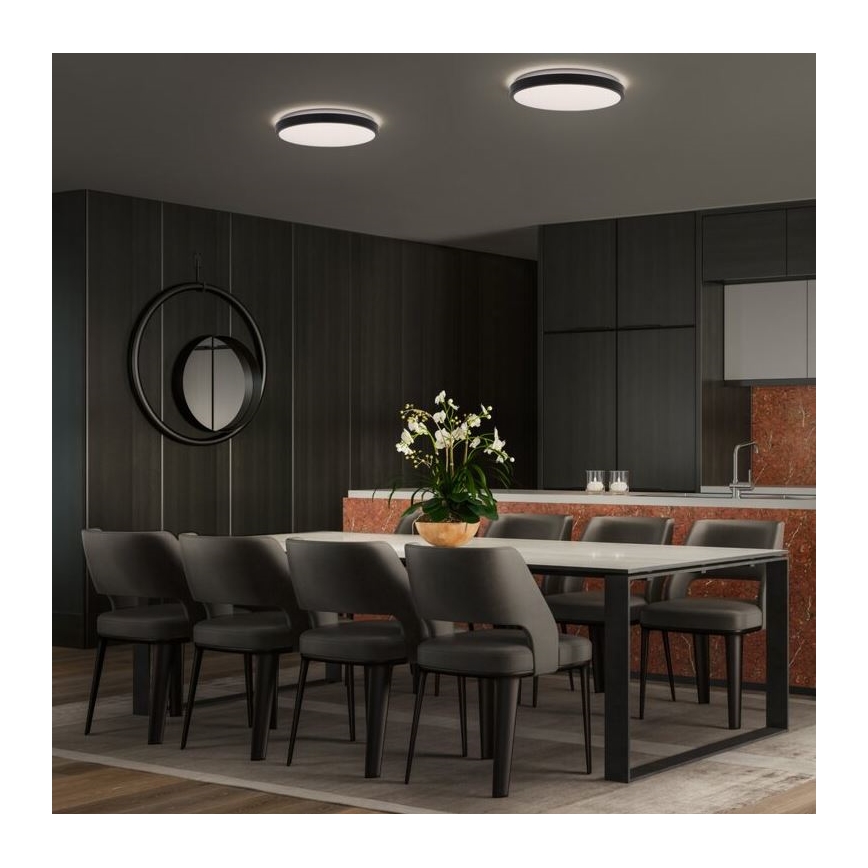 Ledvance - LED Stropné svietidlo ORBIS LONDON LED/24W/230V čierna
