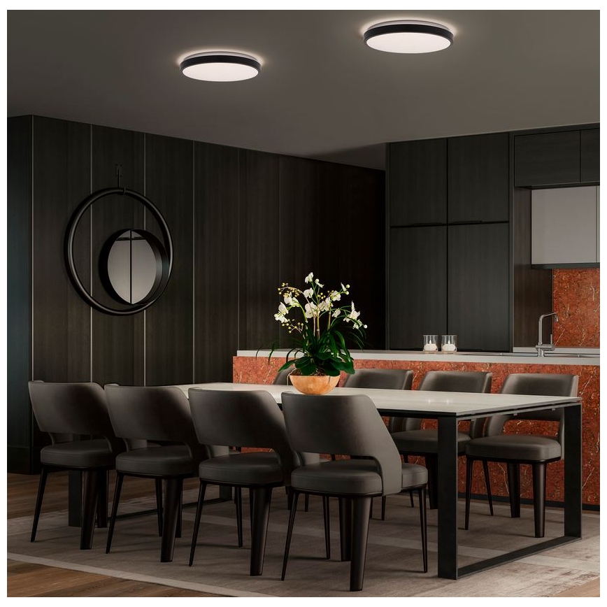 Ledvance - LED Stropné svietidlo ORBIS LONDON LED/36W/230V čierna