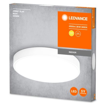 Ledvance - LED Stropné svietidlo ORBIS SLIM LED/36W/230V biela