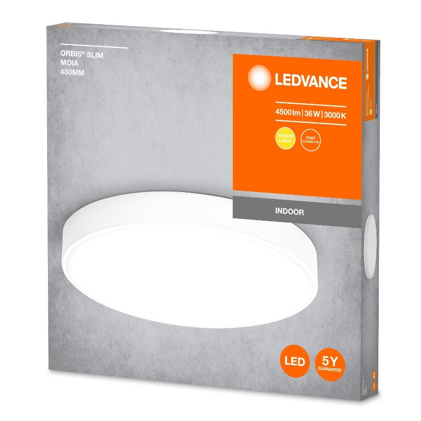 Ledvance - LED Stropné svietidlo ORBIS SLIM LED/36W/230V biela
