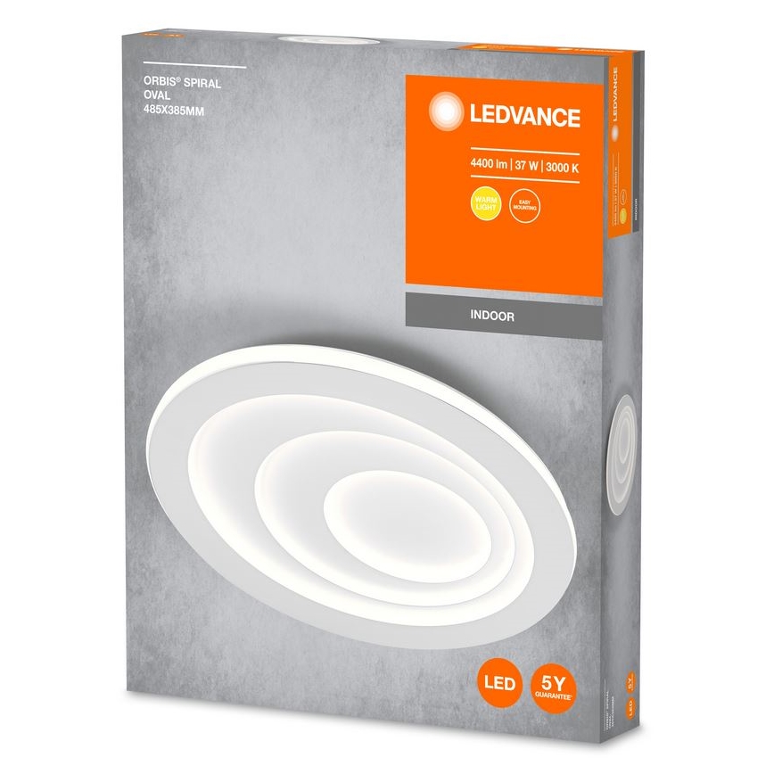 Ledvance - LED Stropné svietidlo ORBIS SPIRAL LED/37W/230V