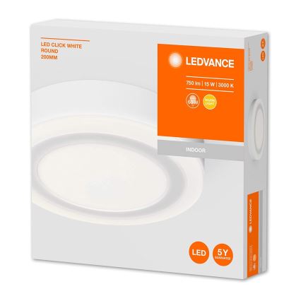 Ledvance - LED Stropné svietidlo ROUND LED/15W/230V pr. 20 cm