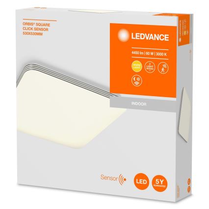 Ledvance - LED Stropné svietidlo so senzorom ORBIS LED/60W/230V 3000K