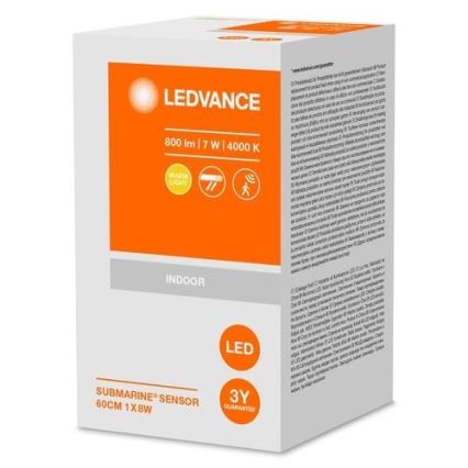 Ledvance - LED Technické svietidlo so senzorom SUBMARINE 1xG13/8W/230V IP65