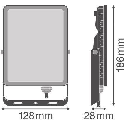 Ledvance - LED Vonkajší nástenný reflektor FLOODLIGHT LED/30W/230V 4000K IP65