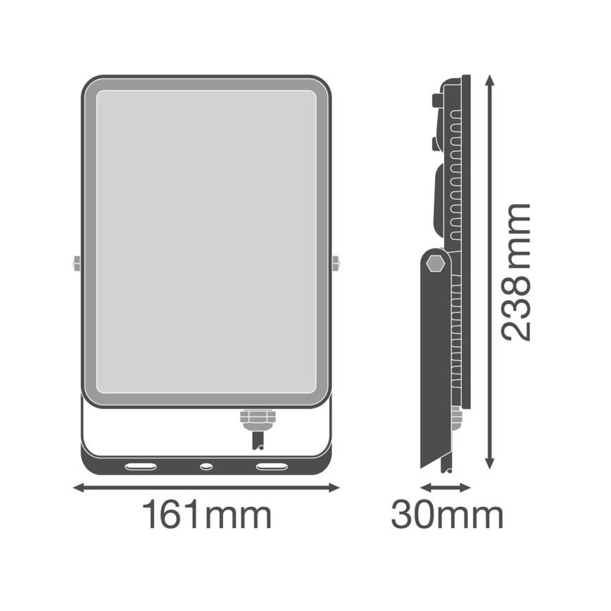 Ledvance - LED vonkajší nástenný reflektor FLOODLIGHT LED/50W/230V IP65