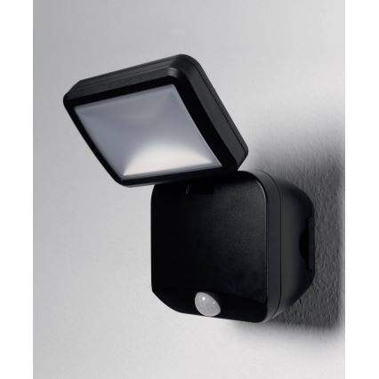 Ledvance - LED Vonkajší nástenný reflektor so senzorom SPOTLIGHT LED/4W/4xD IP54