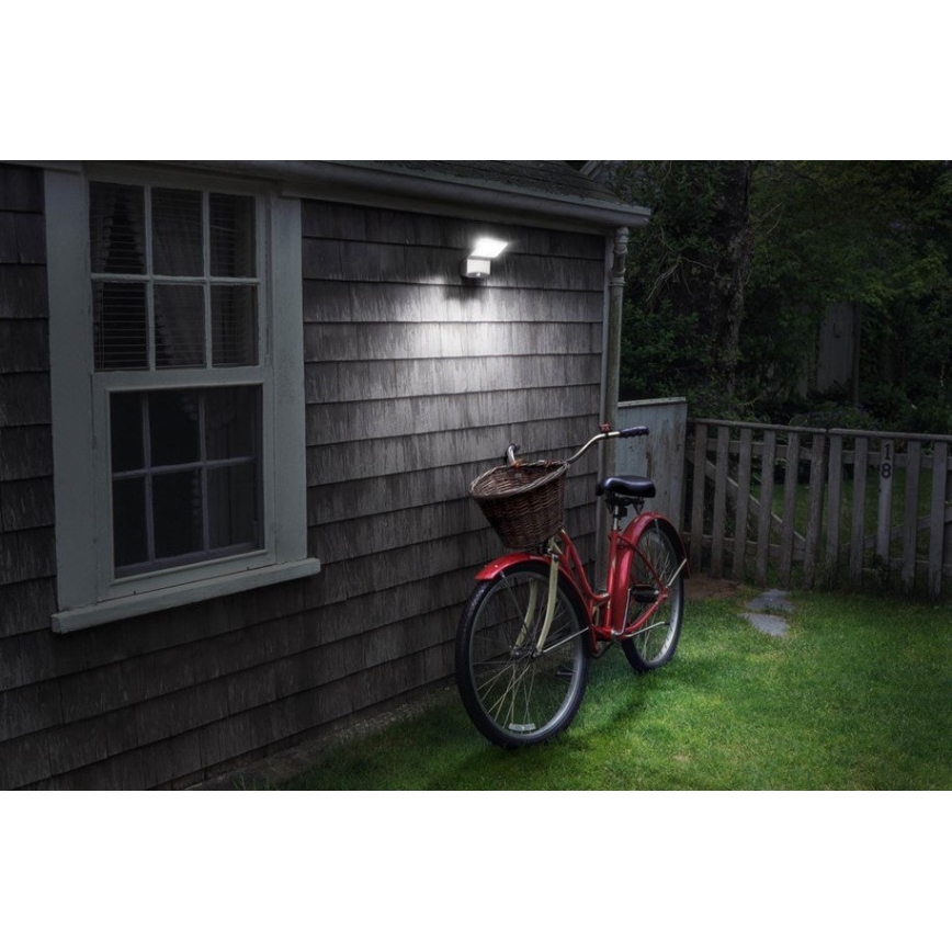 Ledvance - LED Vonkajší nástenný reflektor so senzorom SPOTLIGHT LED/4W/4xD IP54