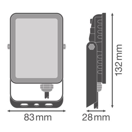 Ledvance - LED Vonkajší nástenný reflektor FLOODLIGHT ESSENTIAL LED/10W/230V IP65