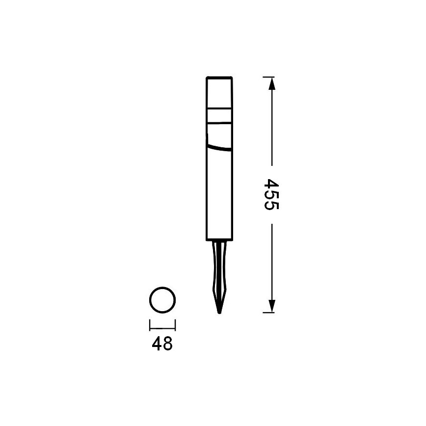 Ledvance - LED Vonkajšia lampa ENDURA HYBRID ROTA SPIKE LED/1W/12V IP44