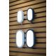 Ledvance - LED Vonkajšie nástenné svietidlo BULKHEAD LED/11W/230V IP54 čierna