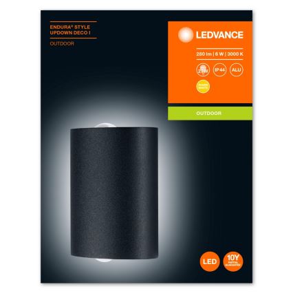 Ledvance - LED Vonkajšie nástenné svietidlo ENDURA LED/6W/230V