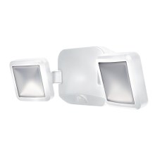 Ledvance - LED Vonkajšie nástenné svietidlo so senzorom BATTERY 2xLED/10W/6V IP54