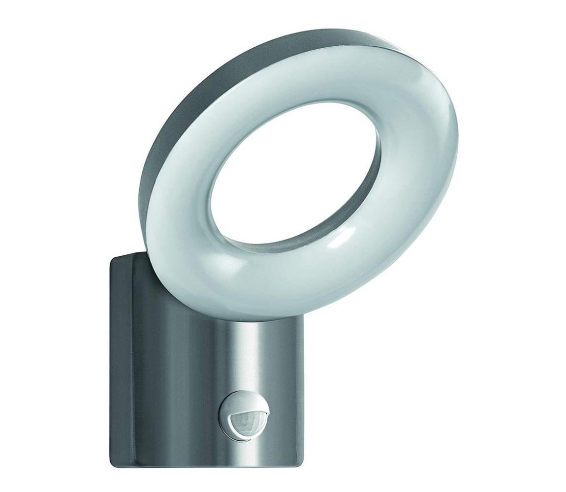 Ledvance - LED Vonkajšie nástenné svietidlo so senzorom LOOP 1xLED/12W/230V IP44 4058075205901