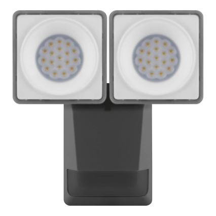 Ledvance - LED Vonkajšie nástenné svietidlo so senzorom SPOT 2xLED/8W/230V IP55