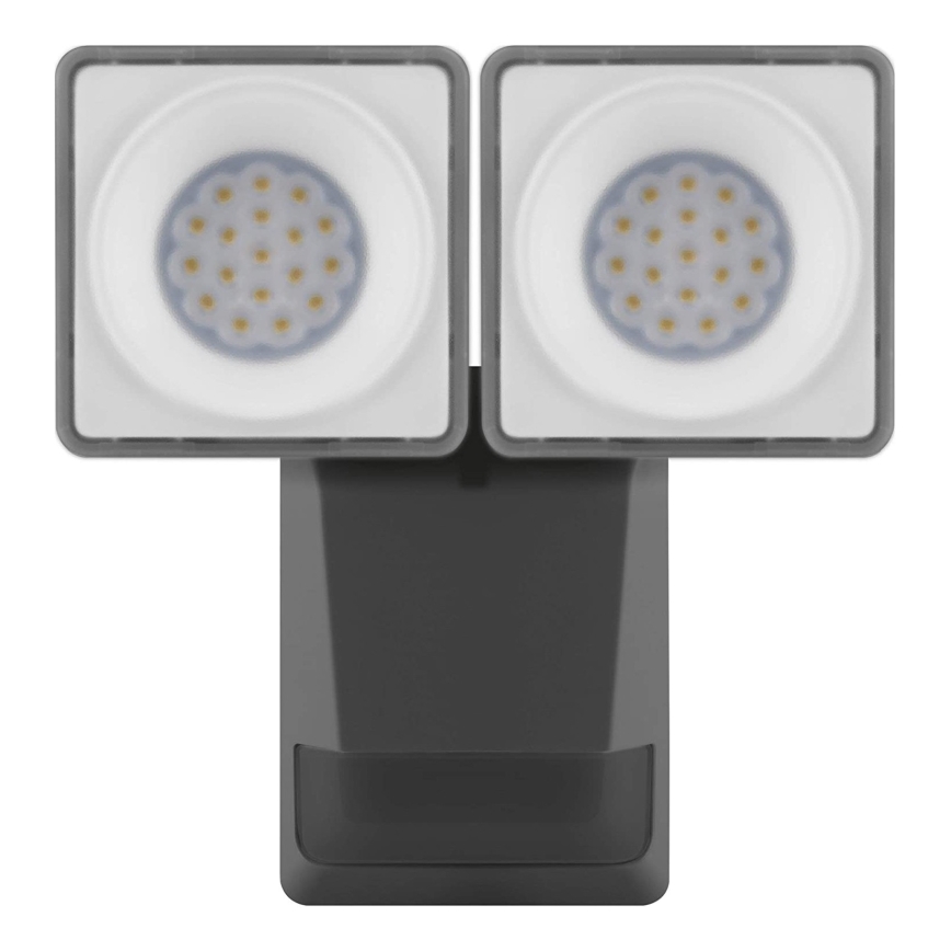 Ledvance - LED Vonkajšie nástenné svietidlo so senzorom SPOT 2xLED/8W/230V IP55