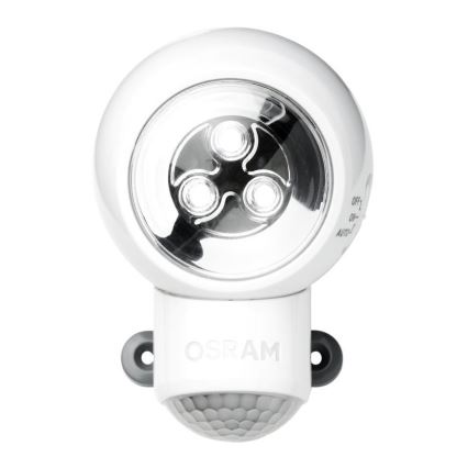 Ledvance -LED Vonkajšie orientačné svietidlo so senzorom SPYLUX LED/0,3W/3xAA IP43