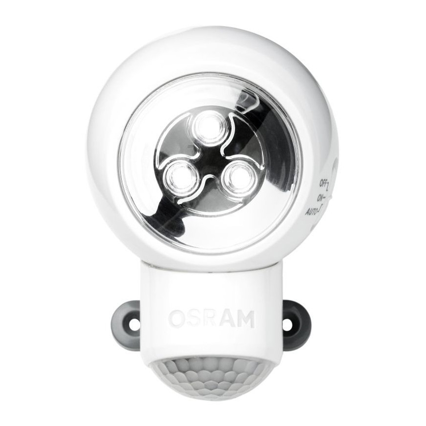 Ledvance -LED Vonkajšie orientačné svietidlo so senzorom SPYLUX LED/0,3W/3xAA IP43