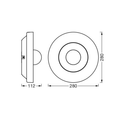 Ledvance - LED Vonkajšie svietidlo so senzorom a kamerou SMART+ LED/22W/230V IP44 Wi-Fi