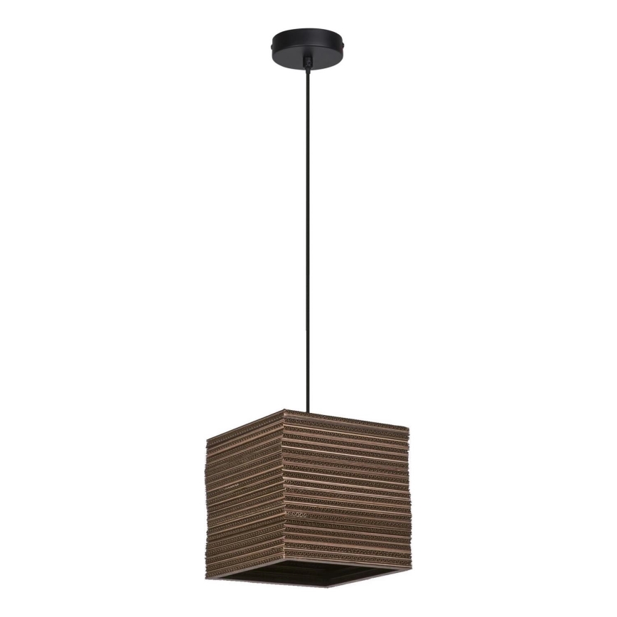 Ledvance - Luster na lanku DECOR CARDBOARD 1xE27/15W/230V 25x25 cm