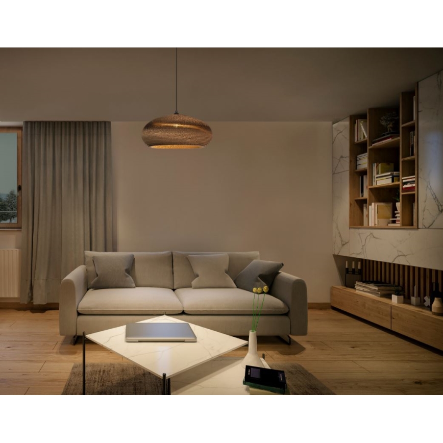 Ledvance - Luster na lanku DECOR CARDBOARD 1xE27/15W/230V pr. 40 cm