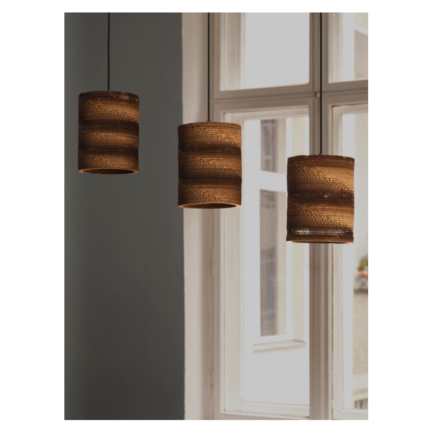 Ledvance - Luster na lanku DECOR CARDBOARD 3xE27/15W/230V