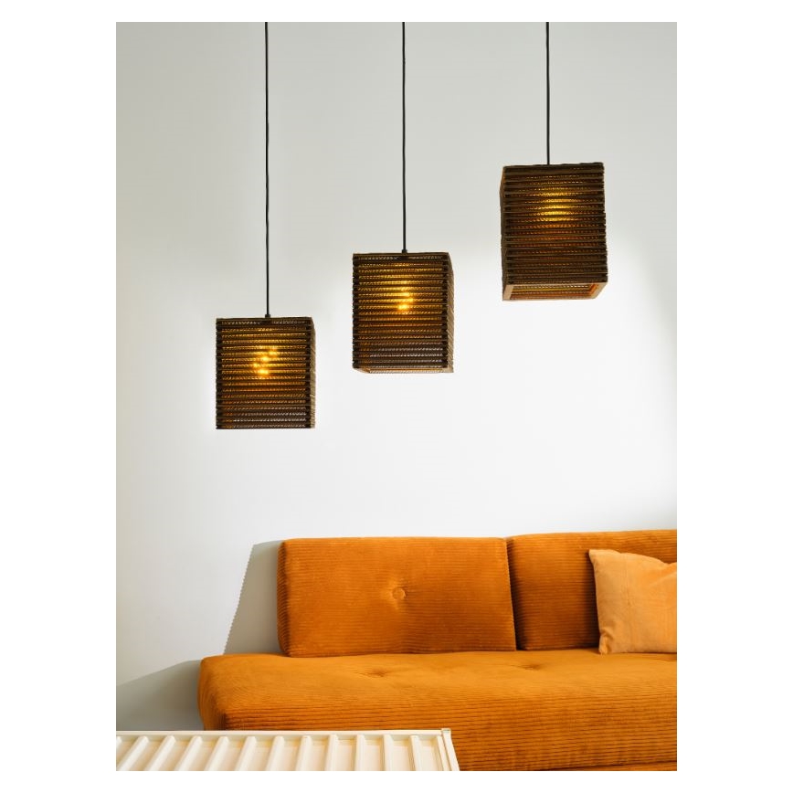 Ledvance - Luster na lanku DECOR CARDBOARD 3xE27/15W/230V