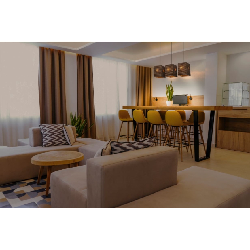 Ledvance - Luster na lanku DECOR CARDBOARD 3xE27/15W/230V