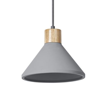 Ledvance - Luster na lanku DECOR CONCRETE 1xE27/15W/230V pr. 22 cm betón šedá