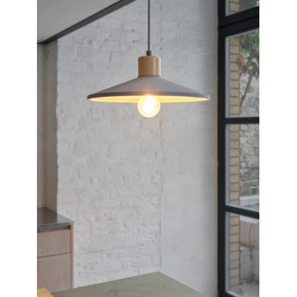 Ledvance - Luster na lanku DECOR CONCRETE 1xE27/15W/230V pr. 32 cm betón šedá