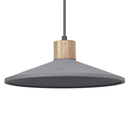Ledvance - Luster na lanku DECOR CONCRETE 1xE27/15W/230V pr. 32 cm betón šedá