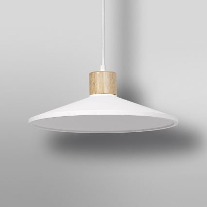 Ledvance - Luster na lanku DECOR PLASTER 1xE27/25W/230V pr. 32 cm sadra biela