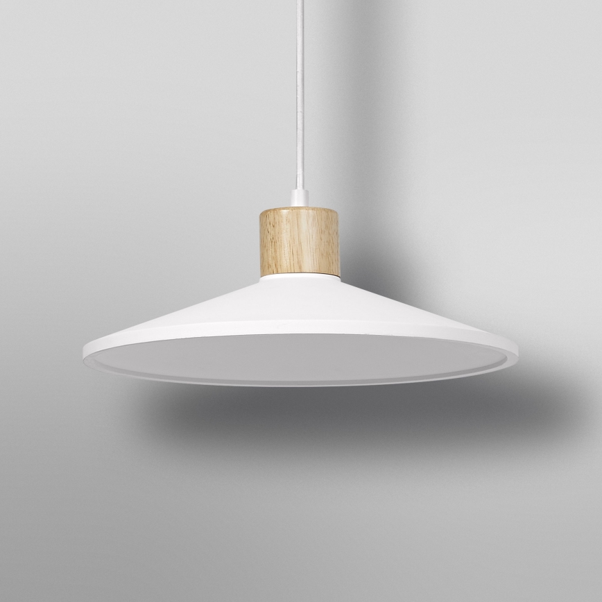 Ledvance - Luster na lanku DECOR PLASTER 1xE27/25W/230V pr. 32 cm sadra biela